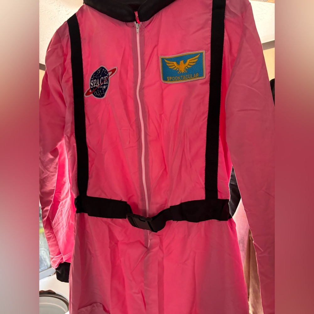 SPOOKTACULAR Pink Space-Themed Jumpsuit
